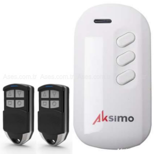 AksimoASM.OTM.ALC.331Aksimo Butonlu Mini Alıcı +1 Kanallı 2 Kumanda