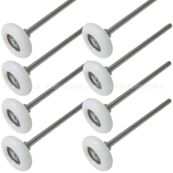 AsesASE.575.100.8Seksiyonel Kapı Uzun Tekerlek 2x11mm L=193mm (8 Adet)