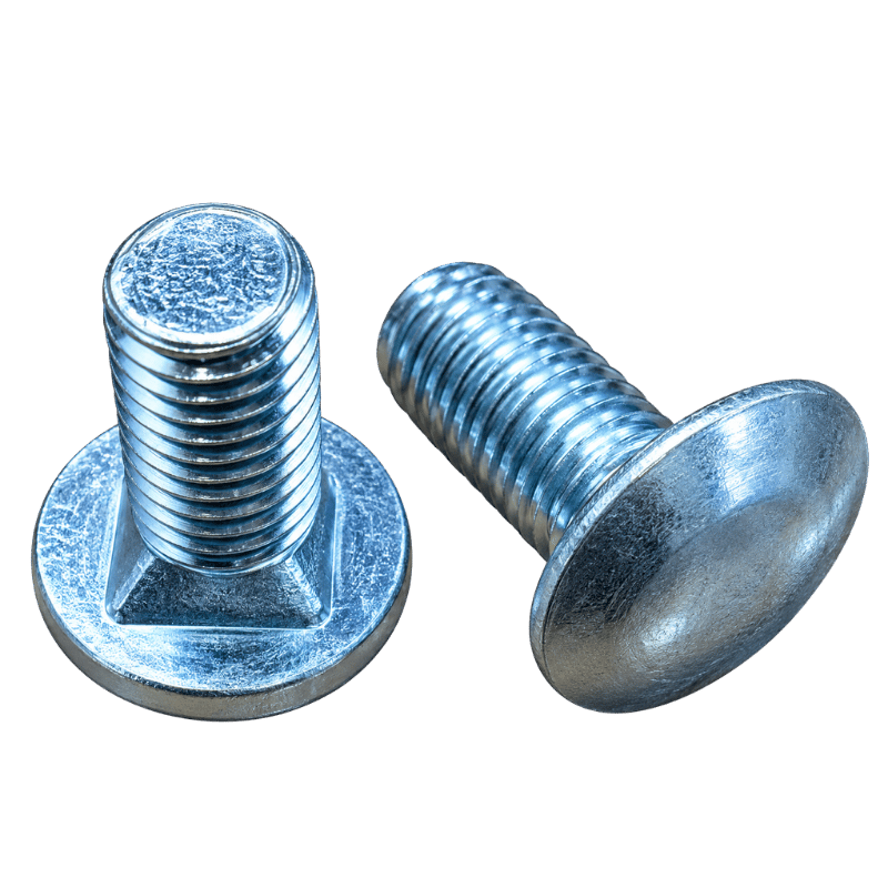 Seksiyonel Kapı Cıvatası – M8 × 15 mm, Yuvarlak Başlı Konik Dip Kare Kilitli,ASE.CM815