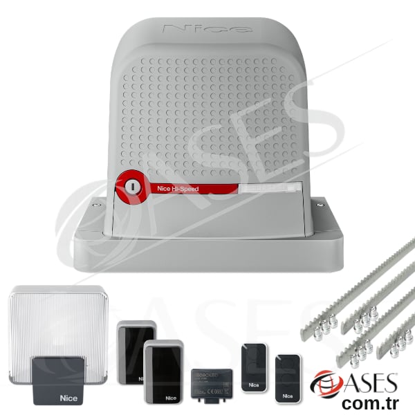 Nice Robus 600 HS Hızlı Yana Kayar Kapı Motoru (Kit Paket)