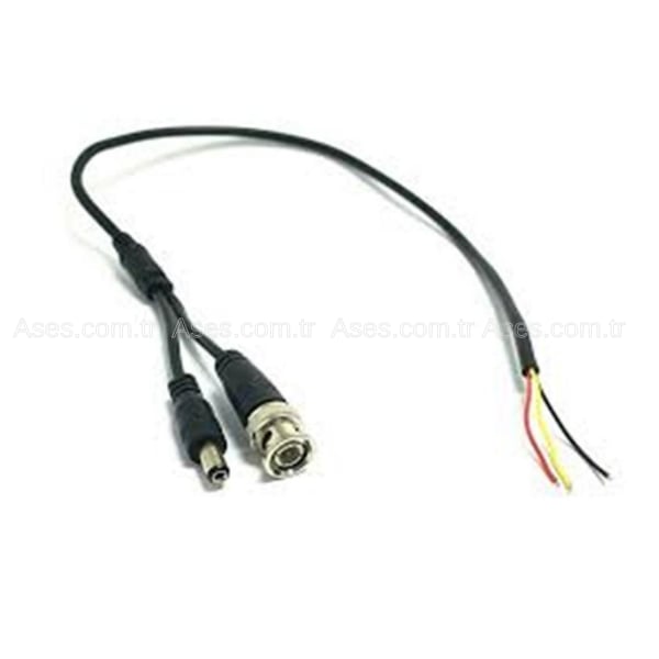 OEMASE.BNC.PWR.JCKBnc li Power Jack Soket Kablo 20cm