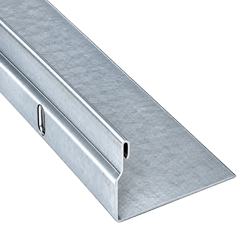 Seksiyonel Kapı Dikey Paslanmaz Çelik Ray – 90 × 62 × 2 mm, 5 Metre,ASE.9VB.5000