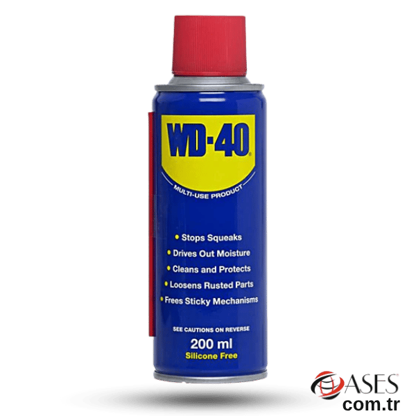 WD-40 200 ml Çok Amaçlı Yağlayıcı ve Pas Sökücü Sprey