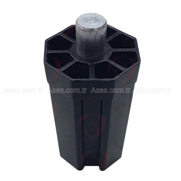 WHİTE FORMAKS.060.02.PPIBoru Başı 60mm Boru L=120mm Pvc 12mm Pimli