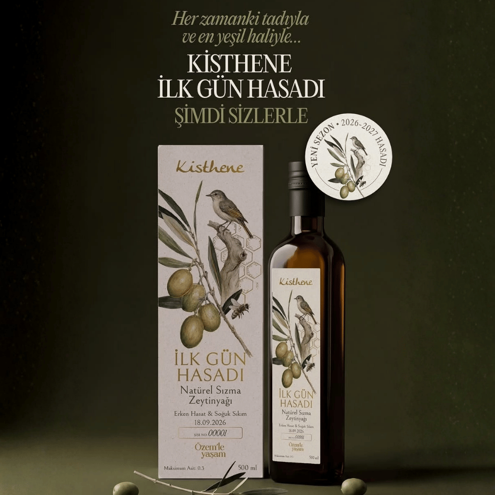 2026 İlk Gün Erken Hasat Naturel Sızma Zeytinyağı 500 mlYağlar & Tatlandırıcılar