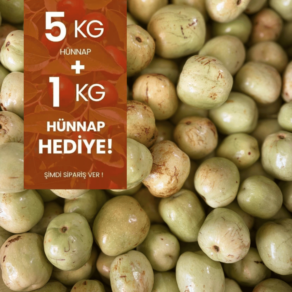 5 kg Hünnap Alana 1 kg HediyeMeyve Sebze
