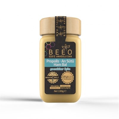 Beeo Propolis Arı Sütü Ham Bal Çocukar İçin 190 gr