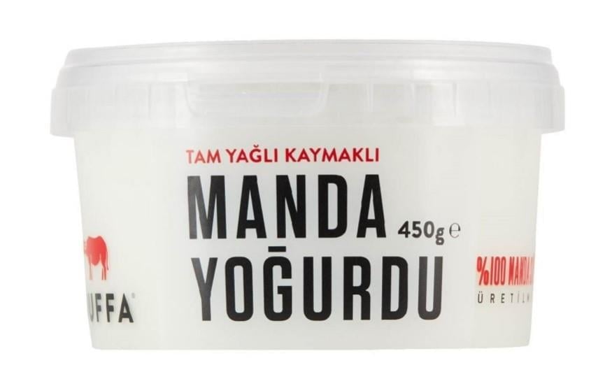 BUFFA TAM YAĞLI KAYMAKLI 100 % MANDA YOĞURDU 450 G