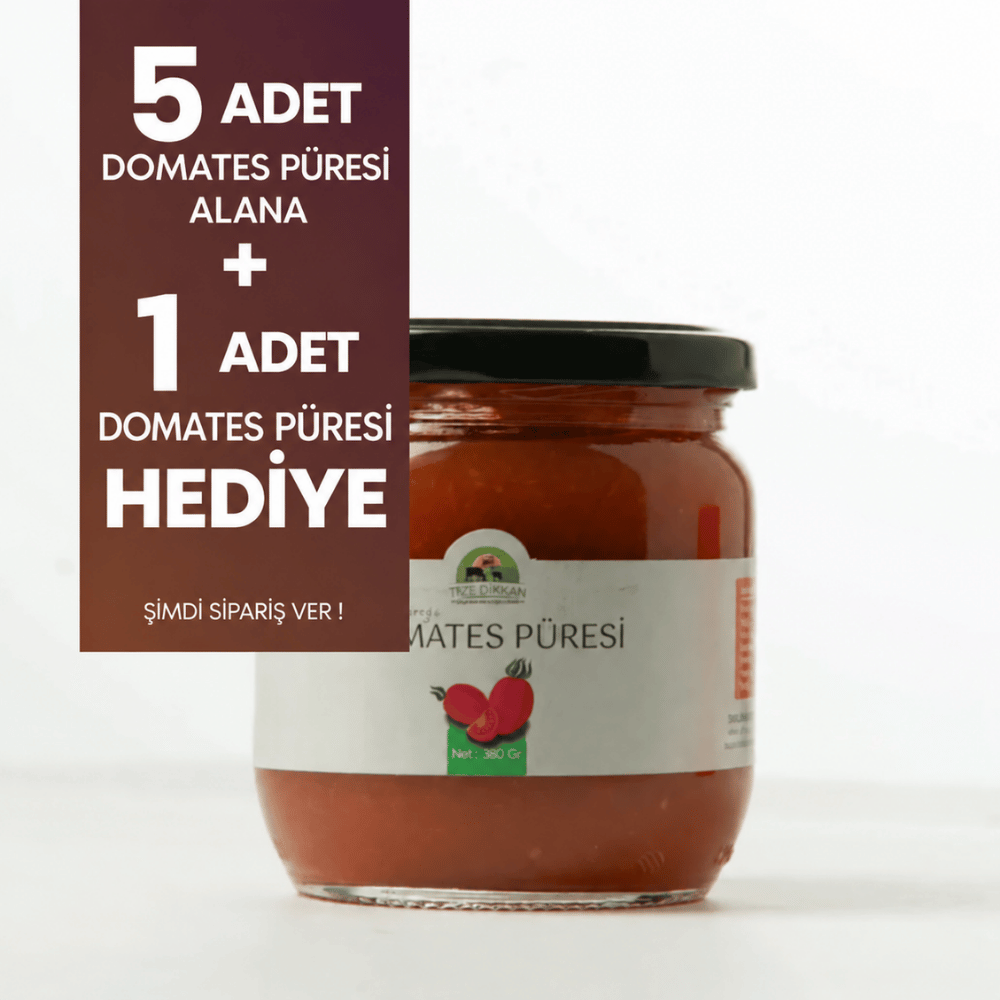 Domates Püresi 380gr 5 Adet Alana 1 Adet HediyeSalçalar & Soslar