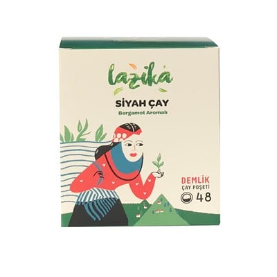 Lazika Demlik Poşet Siyah Çay 48 adet