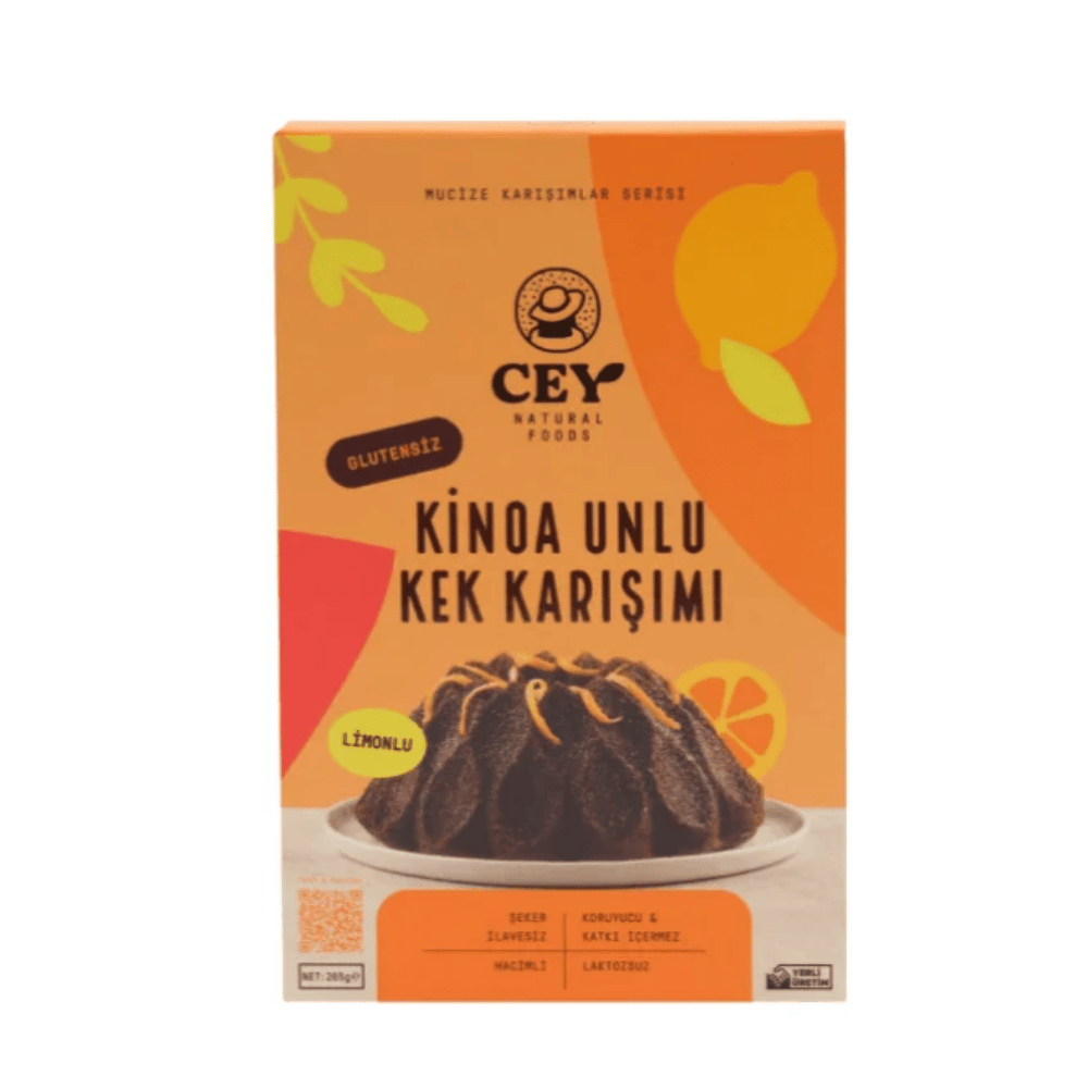 LİMONLU KEK KARIŞIMI 265 GRGlutensiz Unlar ve Makarnalar