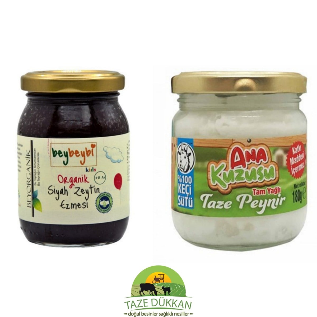 Miralem Anakuzusu 180 gr ve Beybeybi Zeytin Ezmesi 170 gr