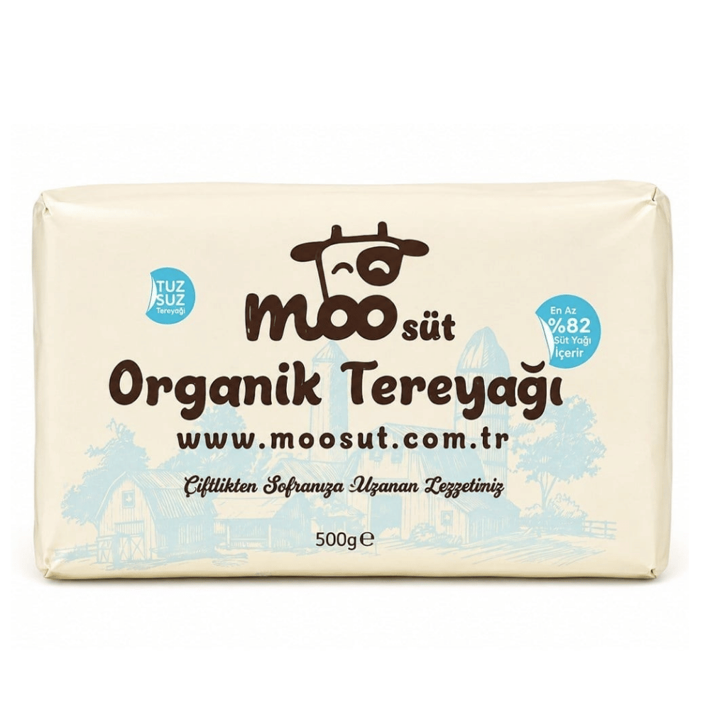 Moosüt Organik Tereyağı 500 grSüt Yoğurt Peynir Tereyağ