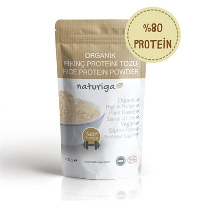 Naturiga Organik Pirinç Proteini Tozu 250 gr