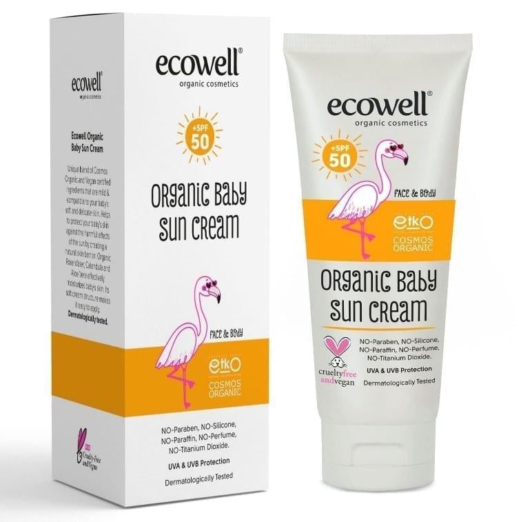 Organik Bebek Güneş Kremi Spf 50 110 gr