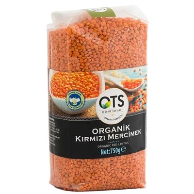 OTS Organik Kırmızı Mercimek 750 gr