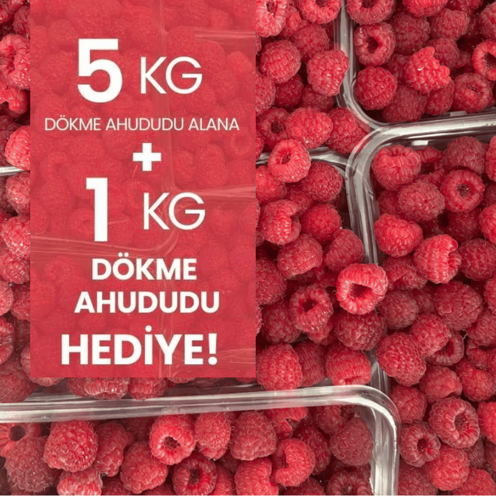 Taze Ahududu (Dökme) 5 kg Alana 1 kg Hediye (Sadece İstanbul - Bursa ve Yalova Teslim)Meyve Sebze