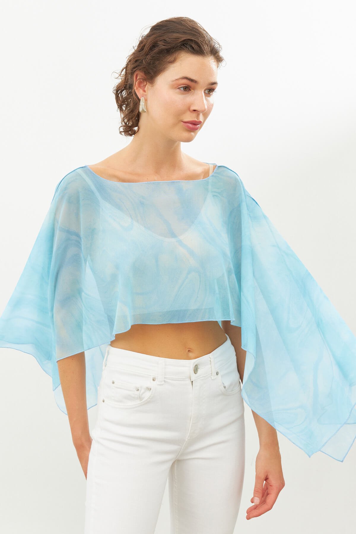 Blue Pareo Blouse