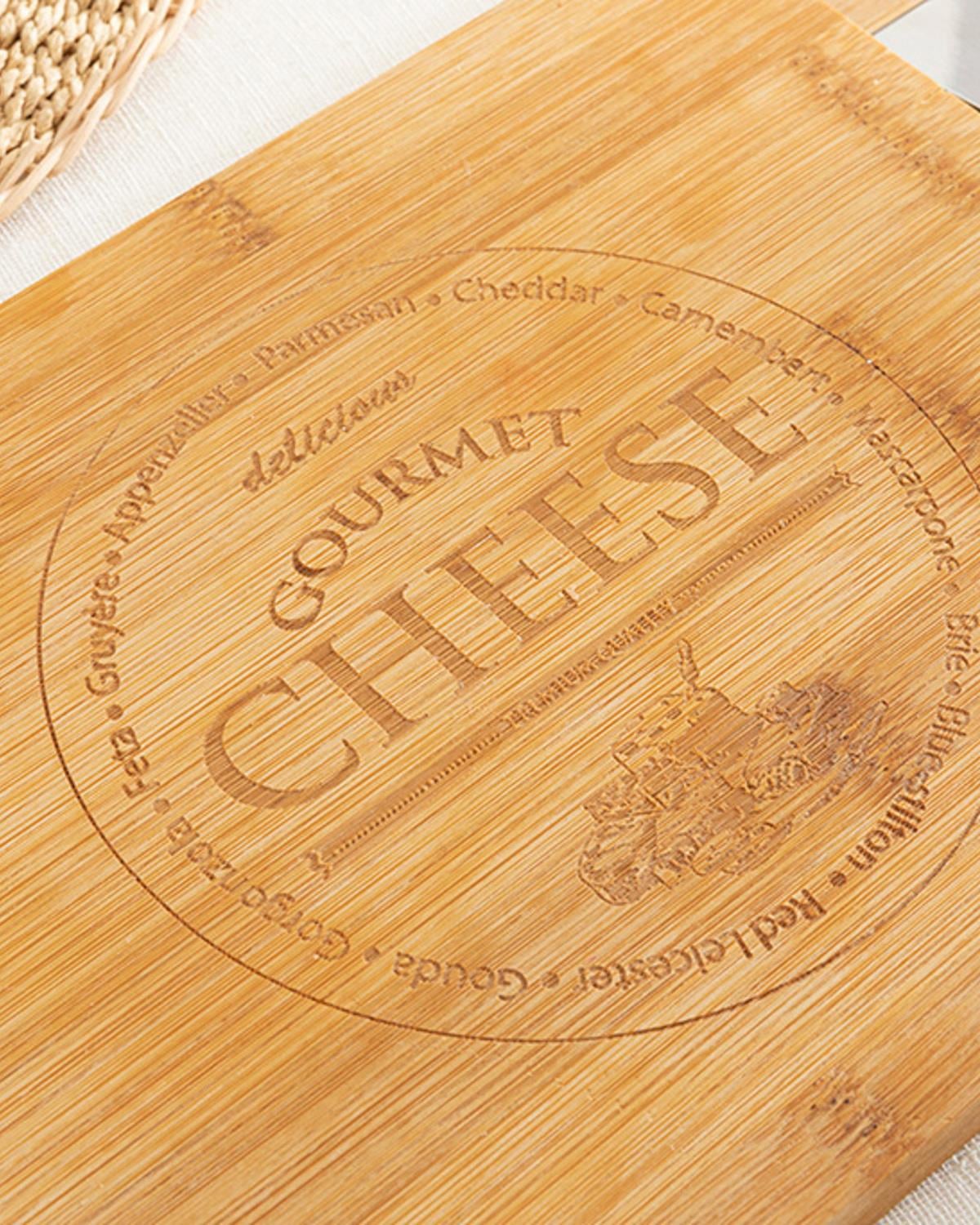 Alena Bamboo Cheese Plate 38x18,5 cm
