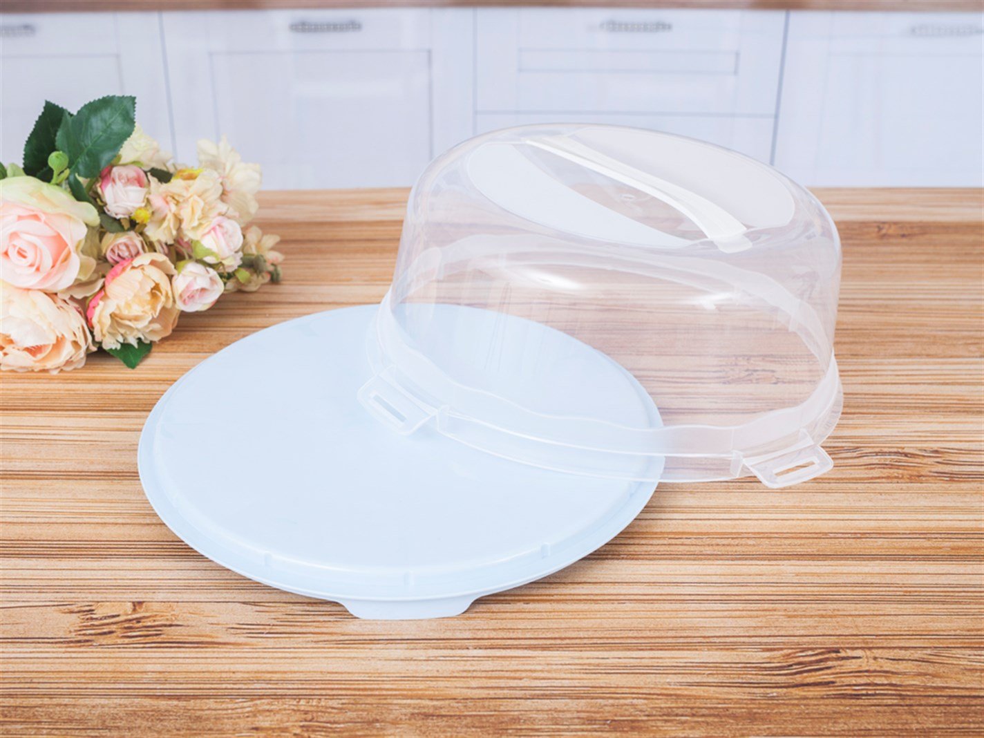 Alessandra  Rotund 30 cm Albastru