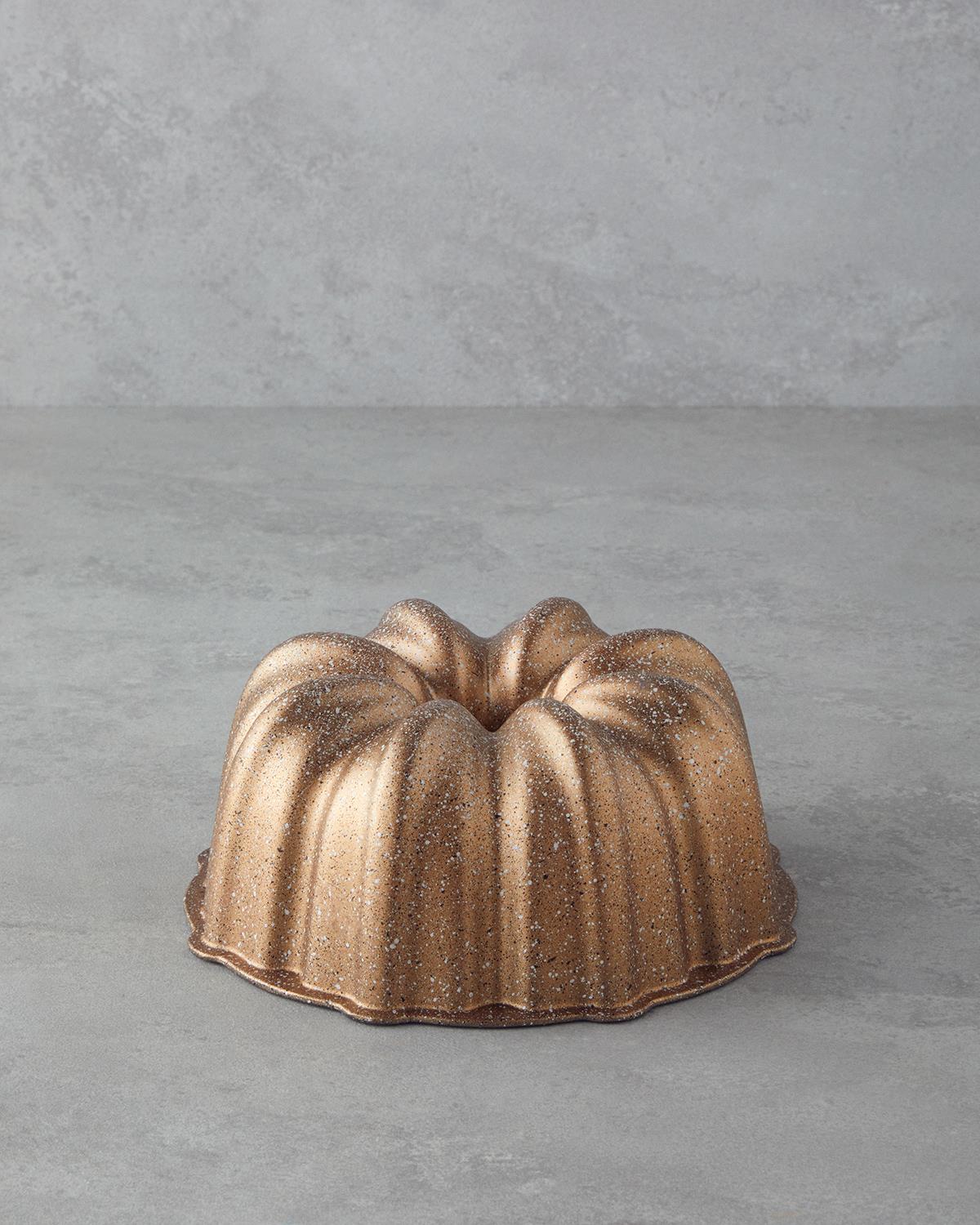 Aluminiu Formă De Chec 21.5 cm Gold