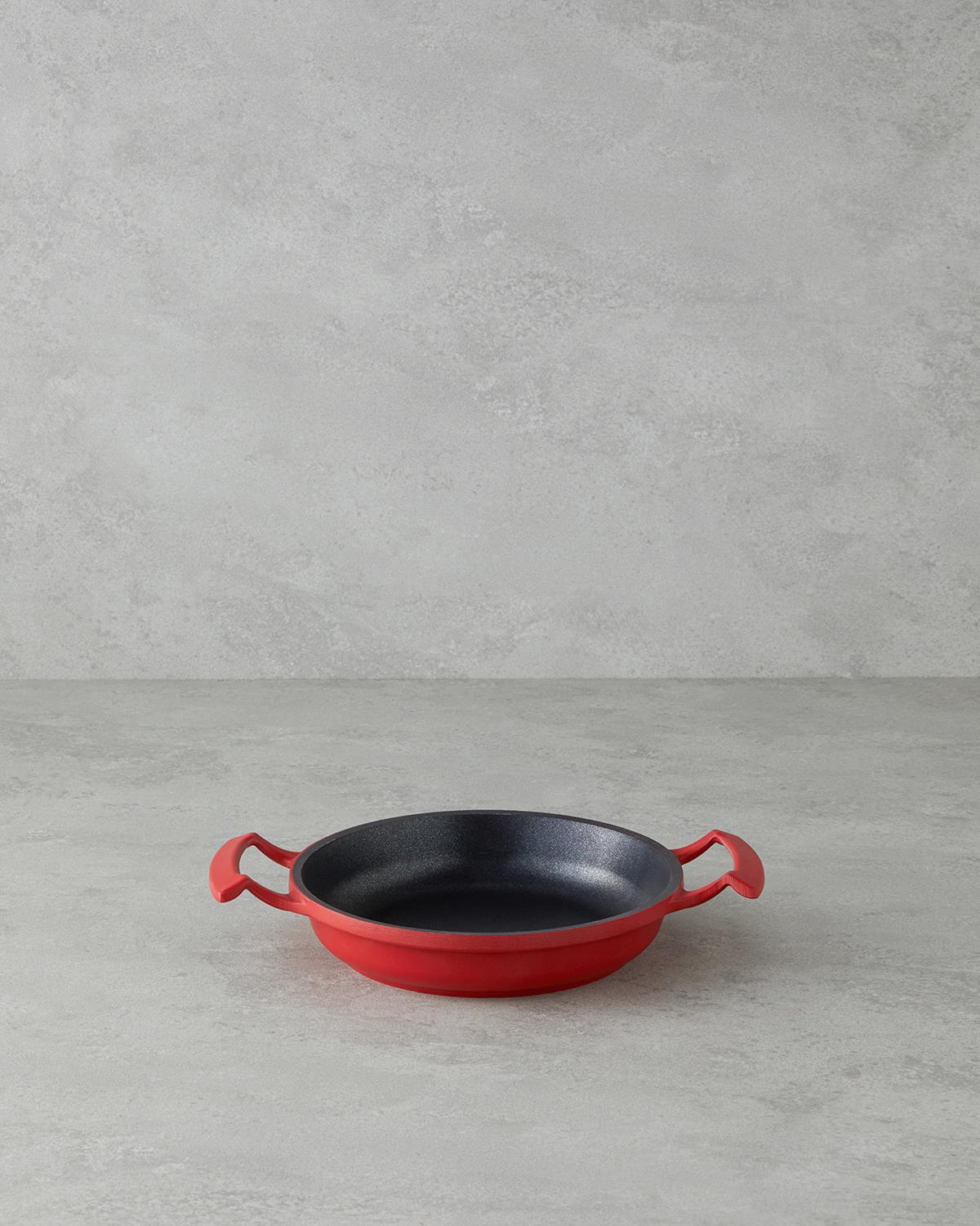 Aluminiu Turnat Tigaie Ouă 18 cm Roșu