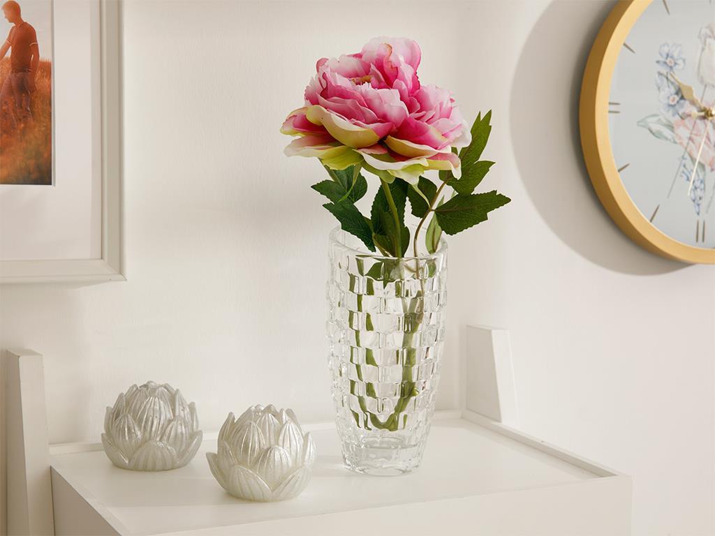 Amaranthus Fabric Artificial Flower - One Pc 48 cm DarkPink