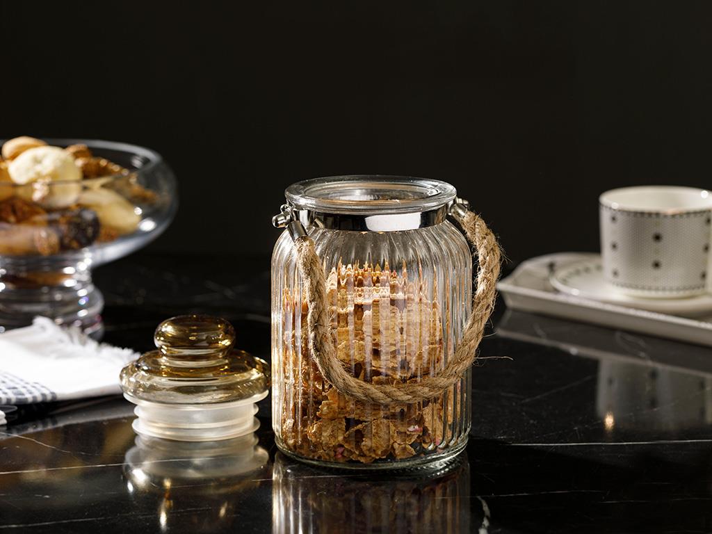 Arden Glass Storing Jar 11x18 cm Transparent