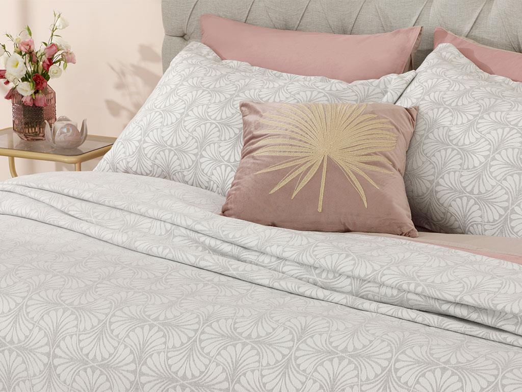 Artdeco Jacquard Single Set Cuvertură De Pat 160*240 Cm Gri