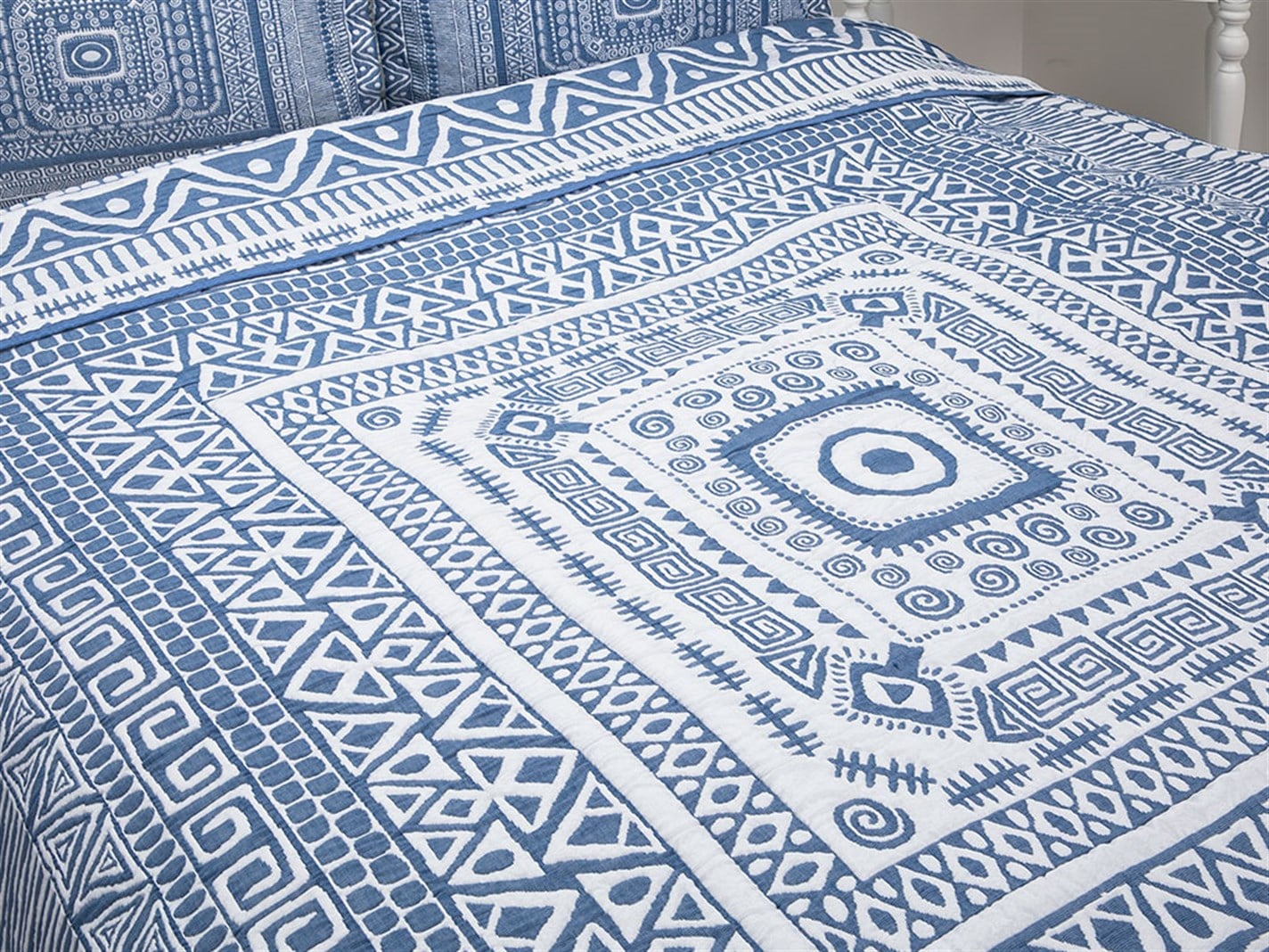 Balbina  Persoană dublă 250x260 cm Albastru