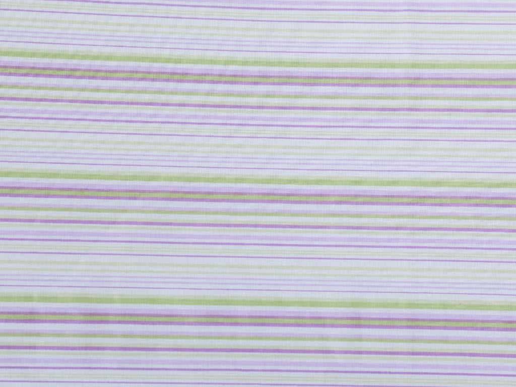 Candy Stripe Cotton For One Person Sheet 160x240 cm Lilac.