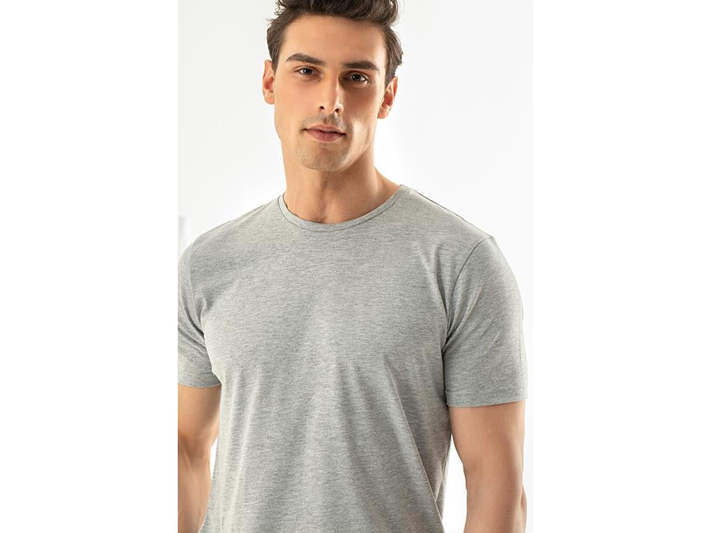 Basic Comfort Set De Pijamale Pentru Bărbați, Bumbac, M, Natural - Burgundia