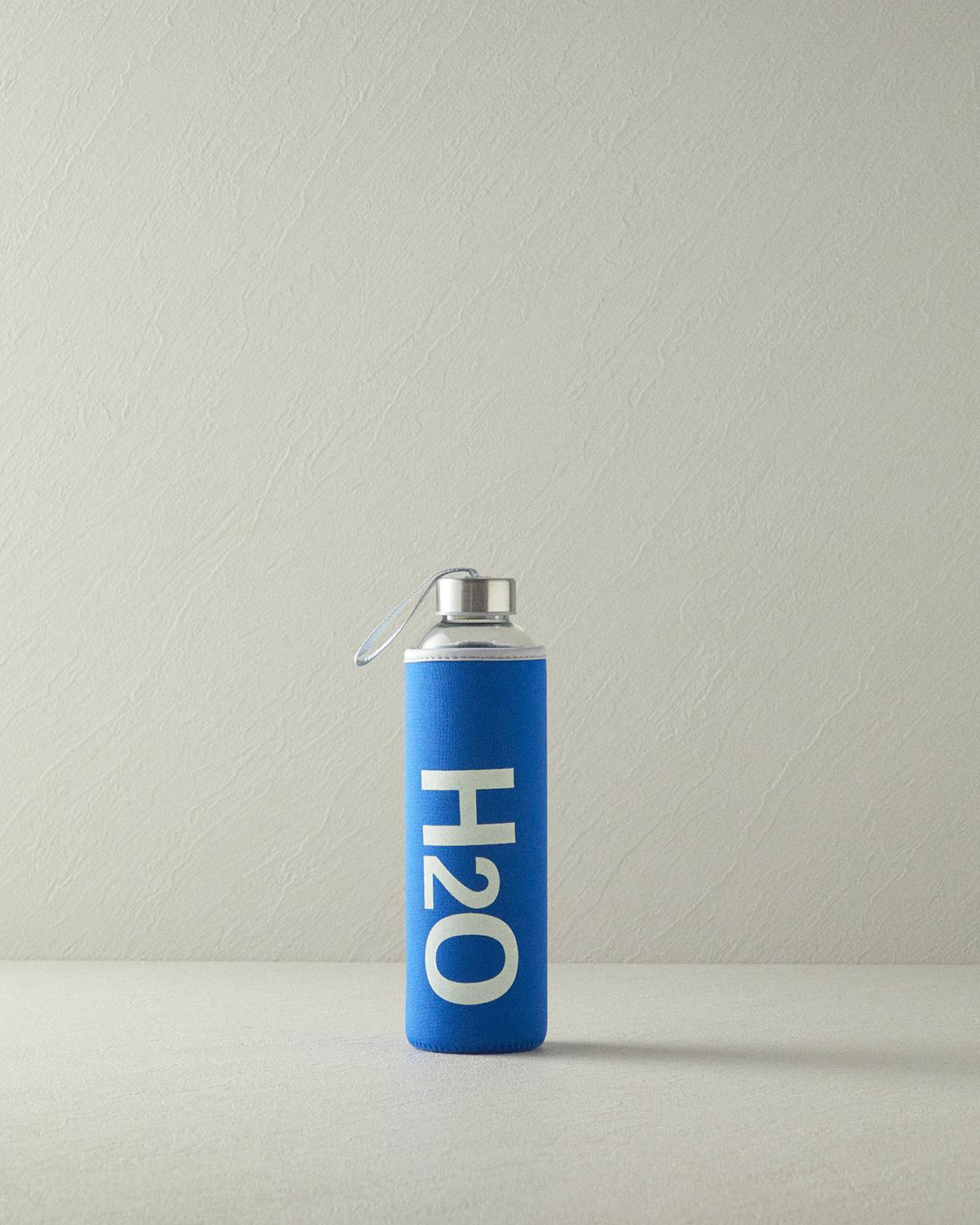 Best Bottle Glass sheathed Bottle 500 ml Blue