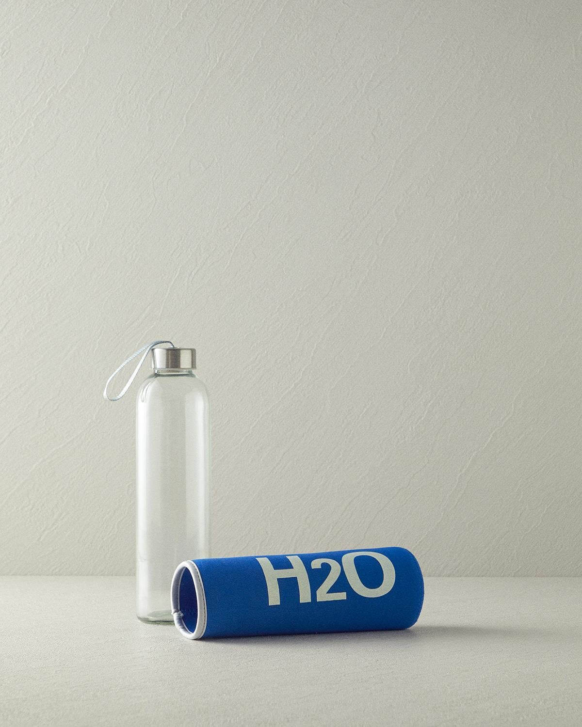 Best Bottle Glass sheathed Bottle 500 ml Blue