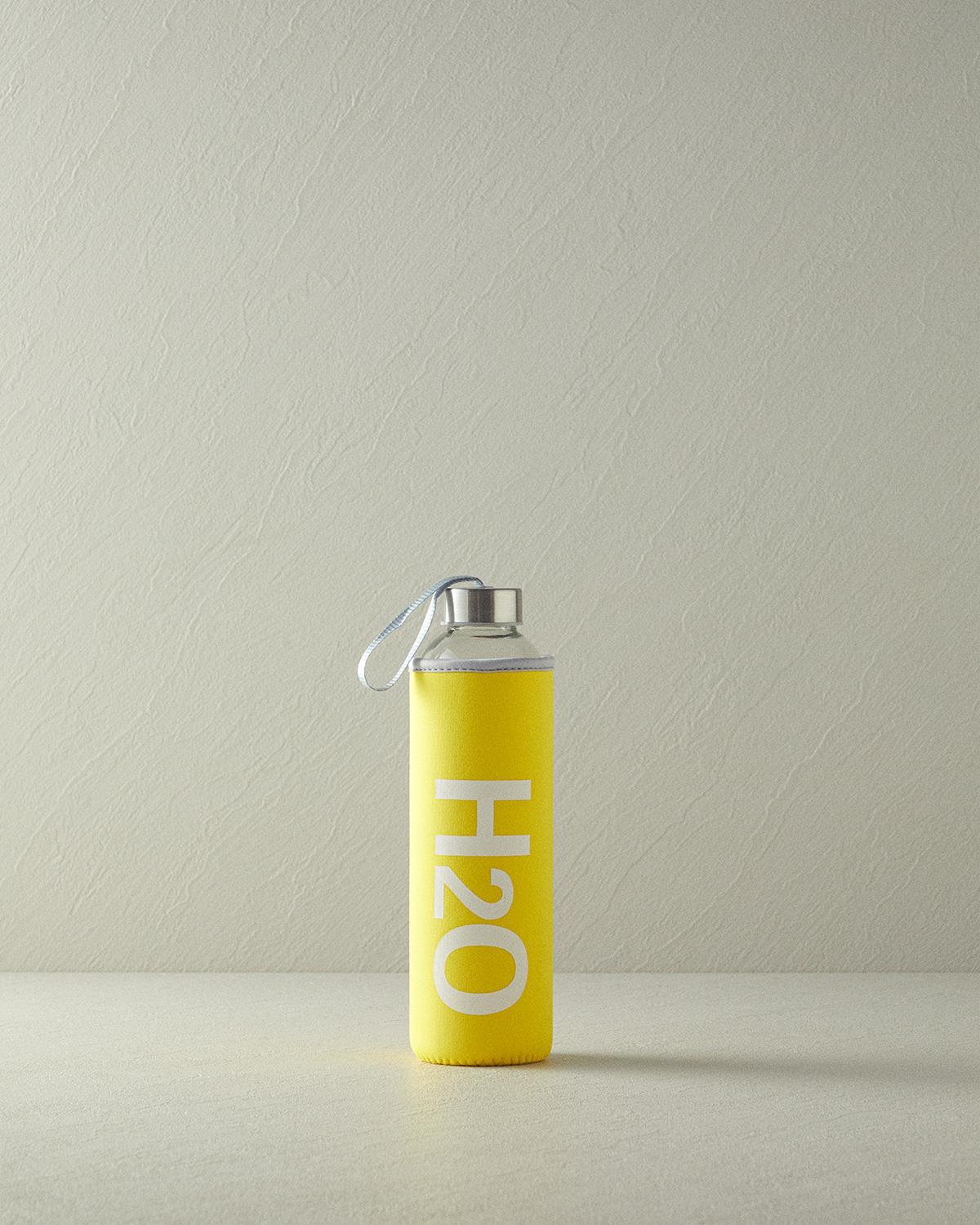Best Bottle Glass sheathed Bottle 750 ml Yellow