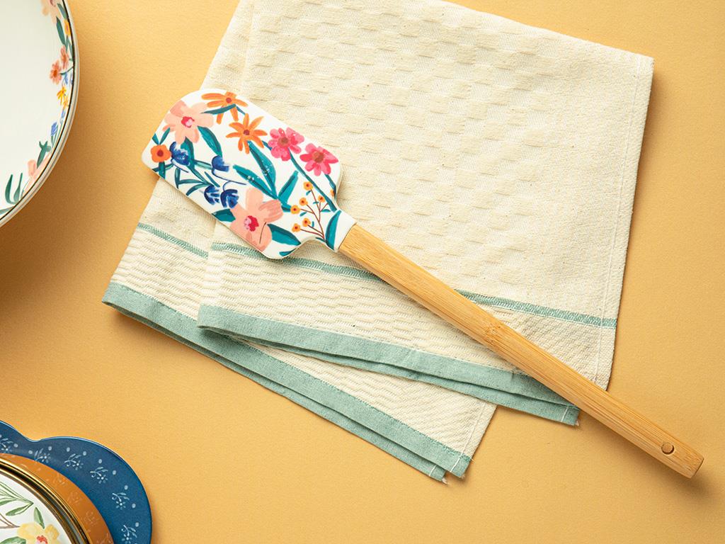 Blomstring Bamboo Silicon Tipped Spatula 32,5 cm