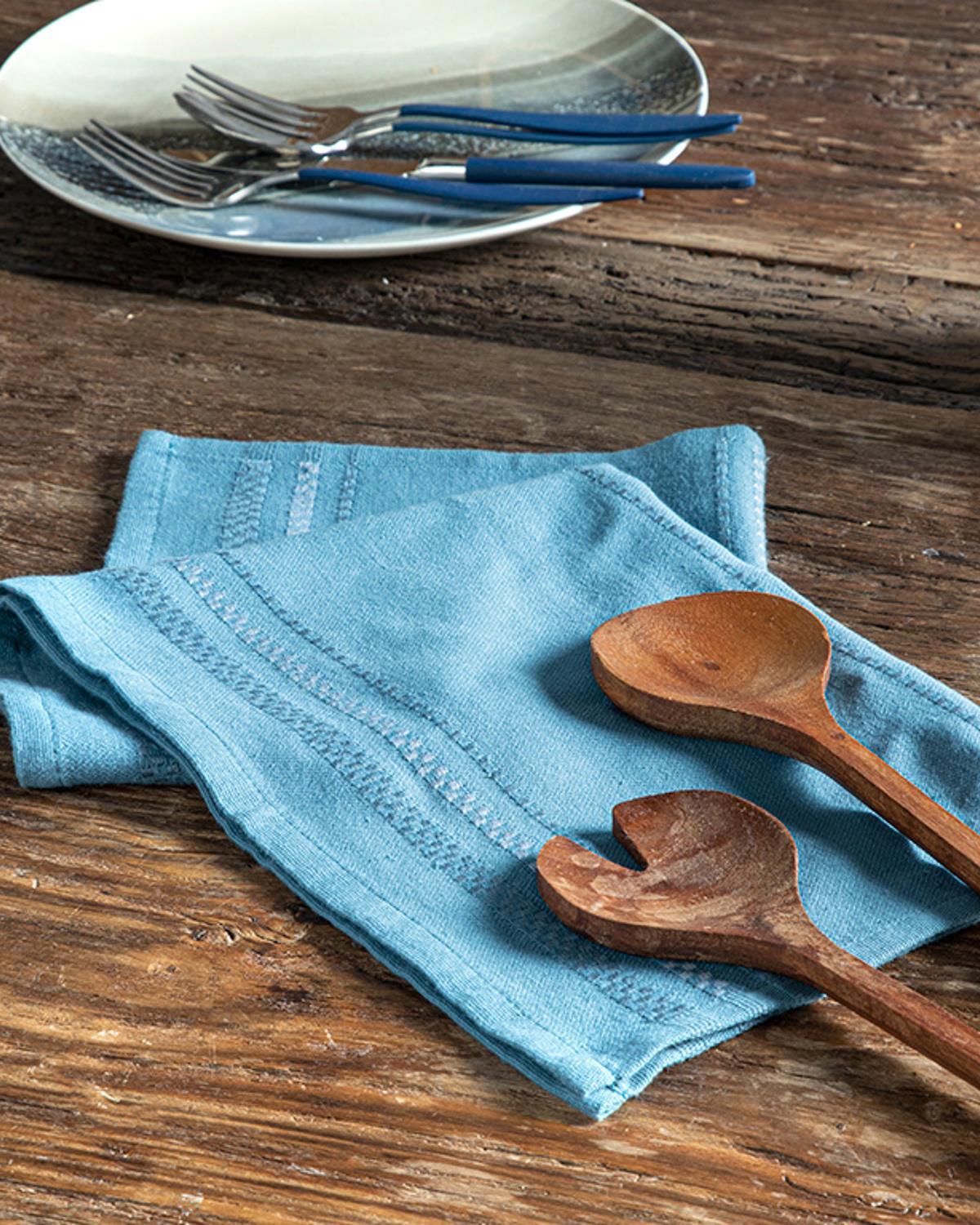 Blu Cotton Drying Cloth 40x60 cm Blue