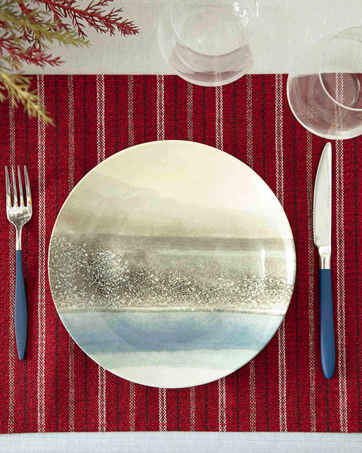Blue Passion Bone China Cake Plate 21 cm Blue-Beige