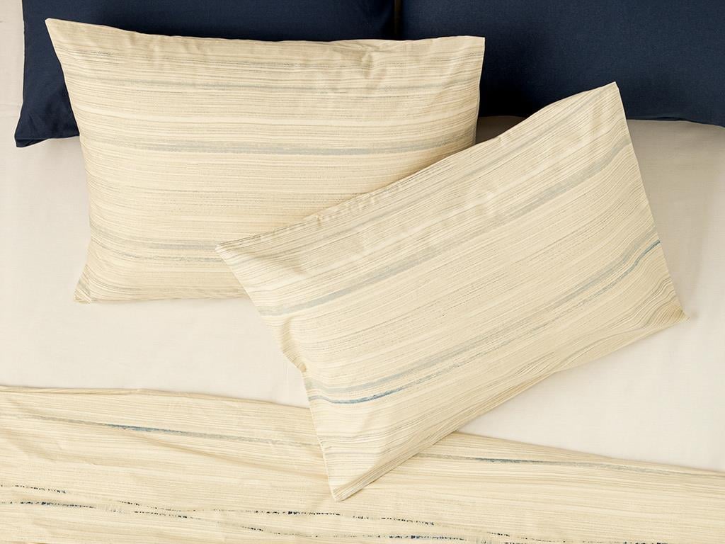 Blurry Wave Cottony 2 Set Față De Pernă 50X70 Cm Albastru
