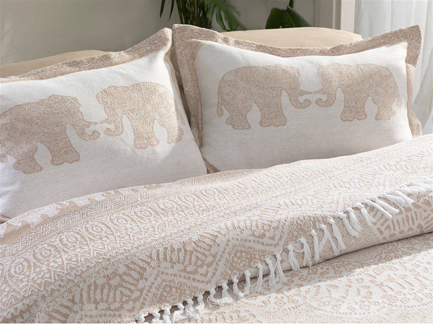 Boho Dream Jacquard Pentru o persoana 160x240 cm Maro