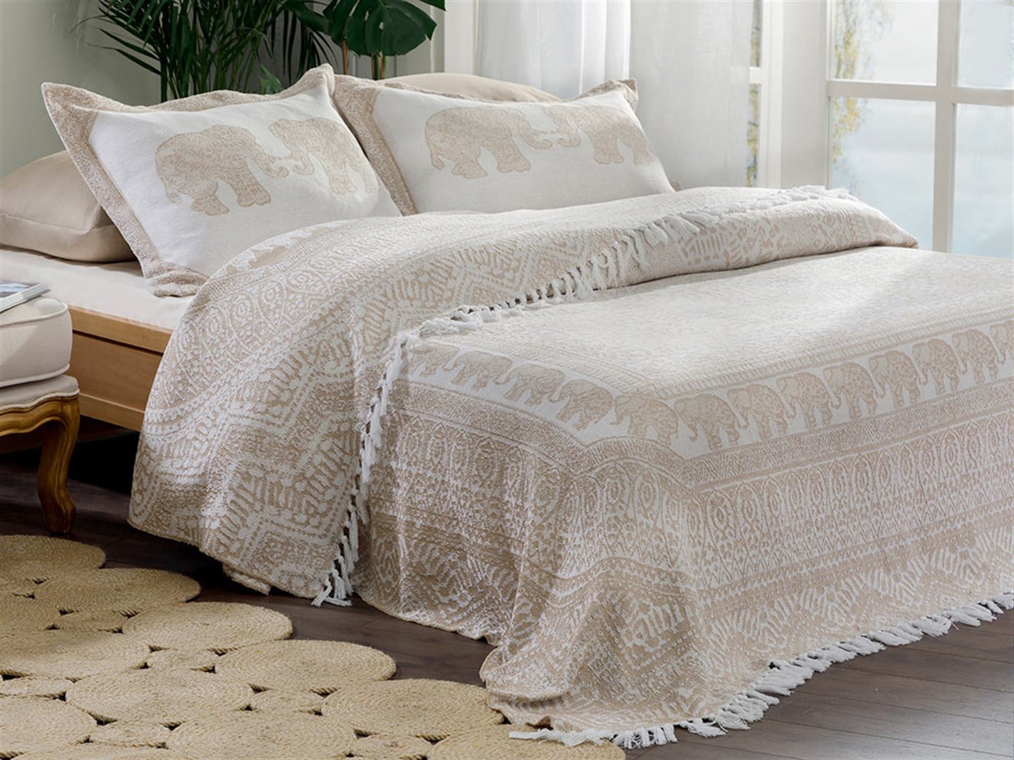 Boho Dream Jacquard Pentru o persoana 160x240 cm Maro