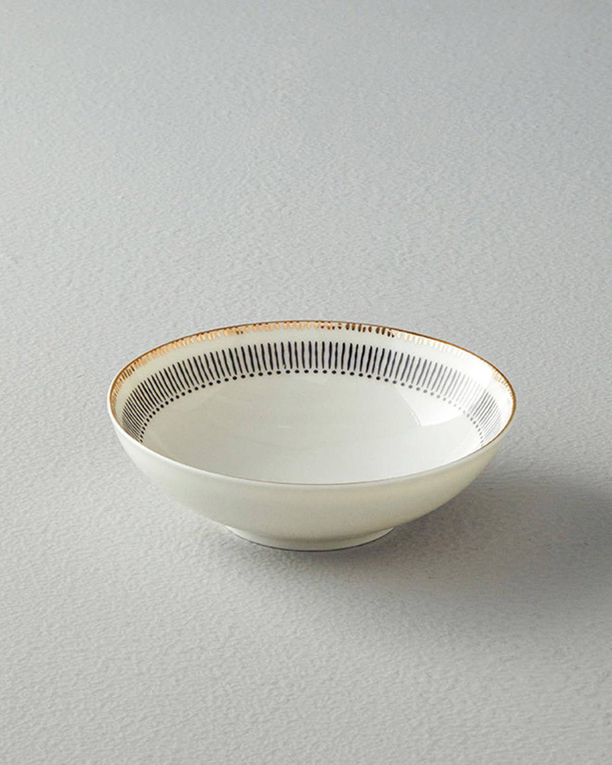 bone porcelain Bowl 15 cm Black
