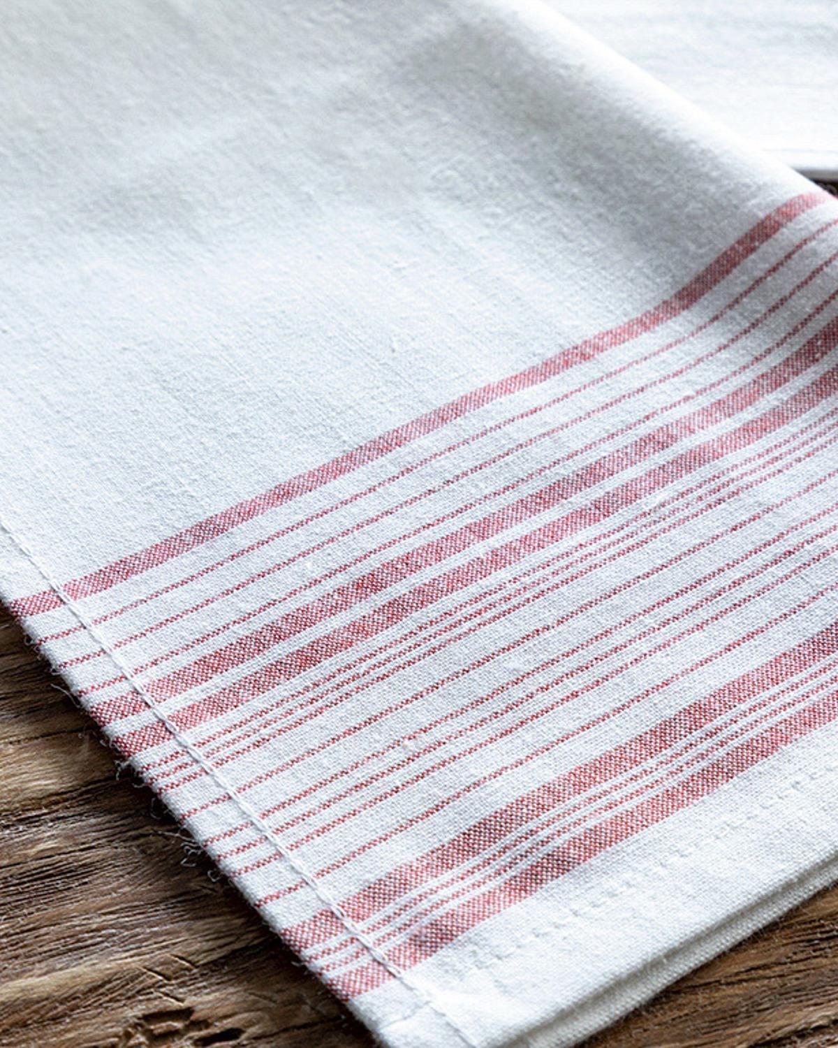 Borgogna Cotton Drying Cloth 30x50 cm Red