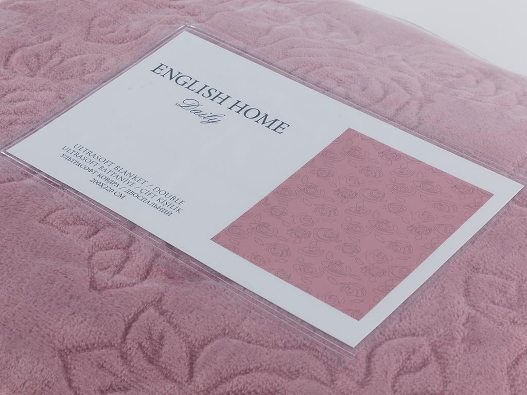 Buchet de trandafiri  Ultrasoft Double Person  PĂTURĂ 200x220 cm Rose Color