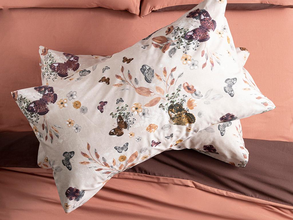 Butterfly Valley Cottony Set 2  FAȚĂ DE PERNĂ 60x90 cm Beige