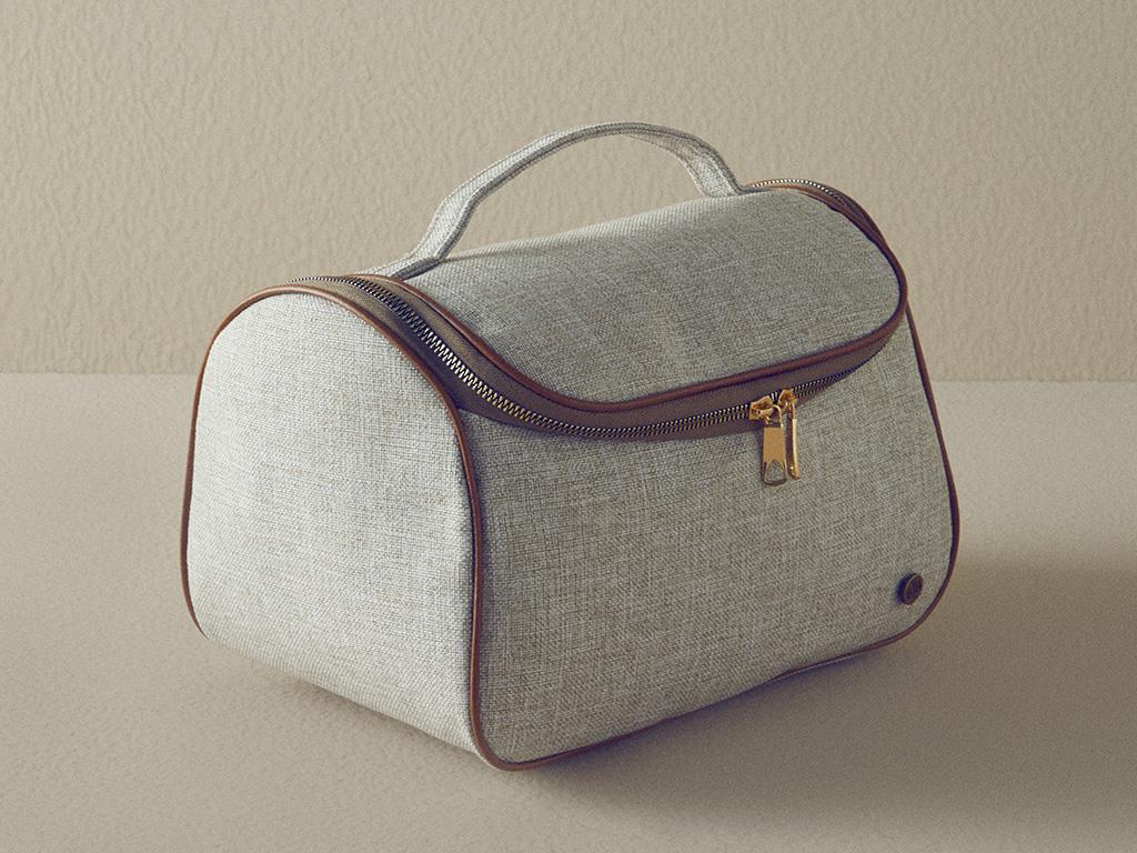Mocha Polyestere Travel Bag Beige