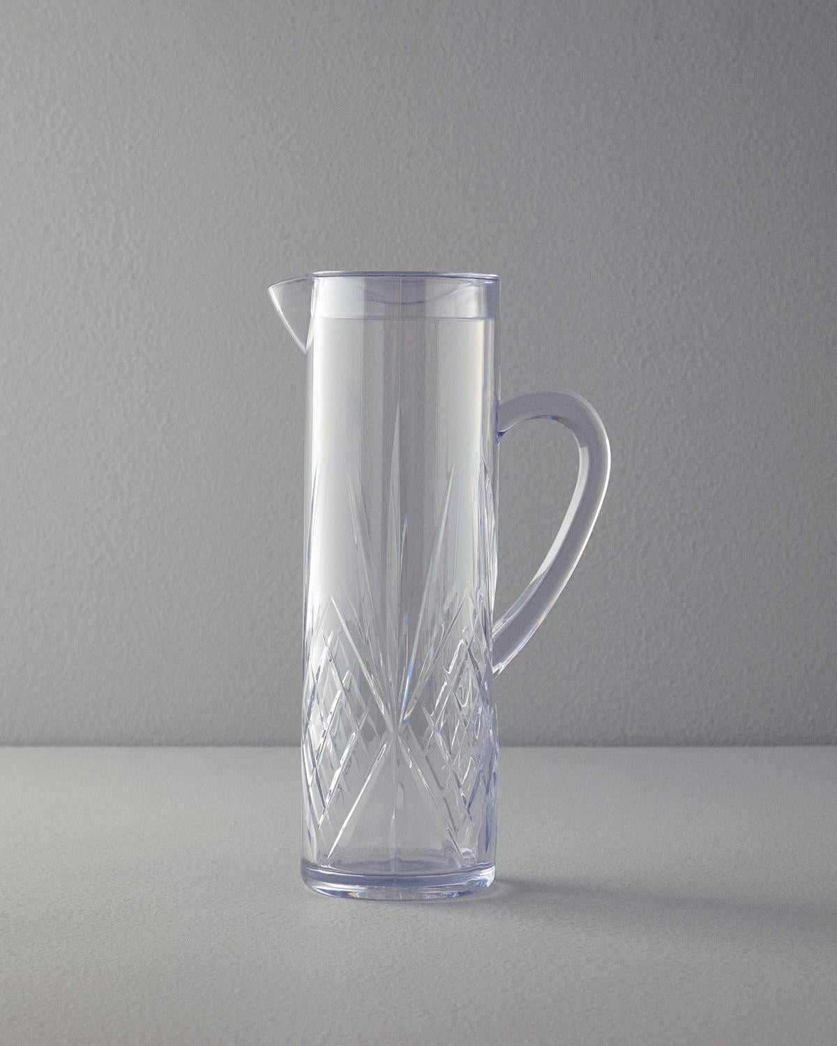 Olivia Acrylic Water Bottle 1,5 LT Transparent