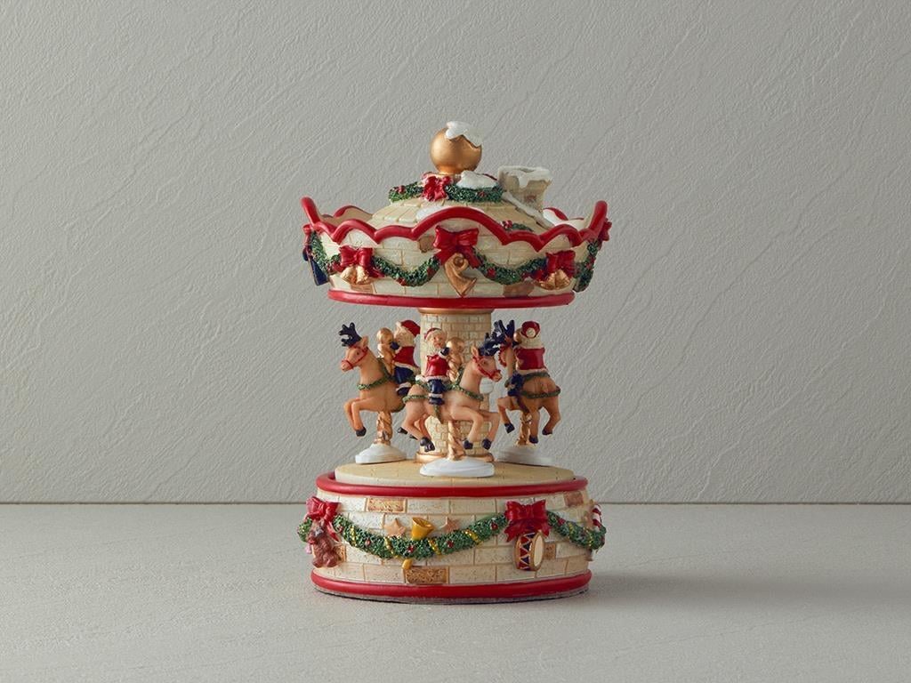 carusel Cutie Muzicală 11.5x11.5x15.8 cm Roșu