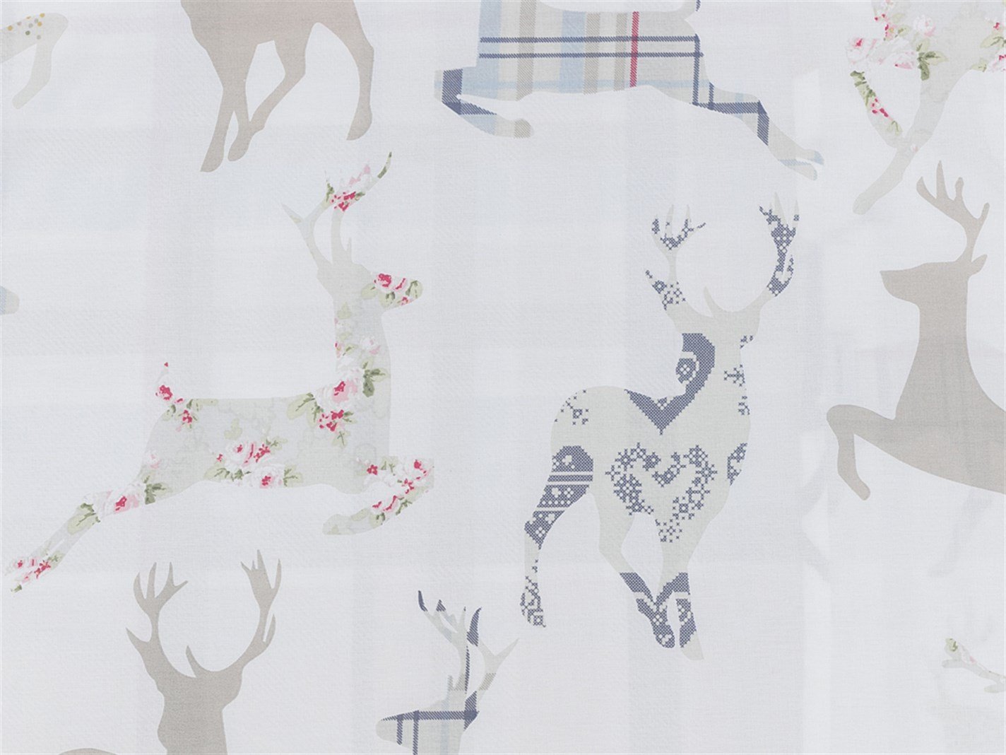 Cerbi fericiți  2 set 50x70 cm Albastru