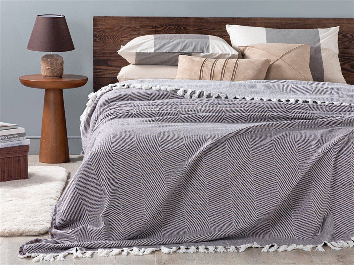 Chevron  Pentru o persoana 160x240 cm Violet